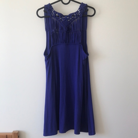 BLUE SWIMSUIT COVER UP - Picture 3 of 4